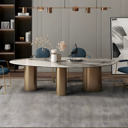 Italian Marble Rock Table