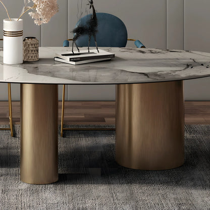 Italian Marble Rock Table