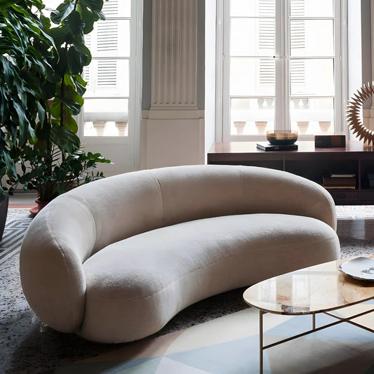 Luxury Modern Couch Curved Sofa for Living Room