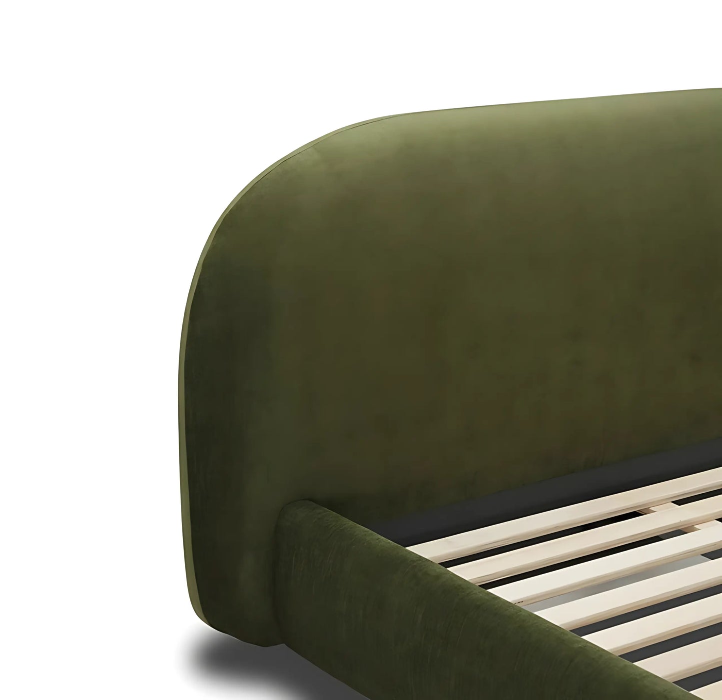 Velvet Boucle Fabric Double Bed Up-holstered king Size Bed Luxury Queen Bed Frame for Bedroom