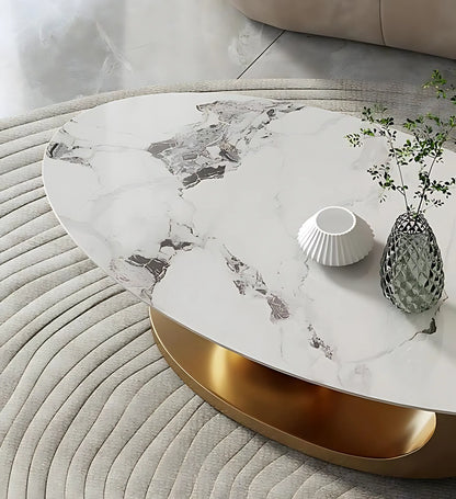 Modern Nordic Stainless Steel Frame Attractive Coffee  Table