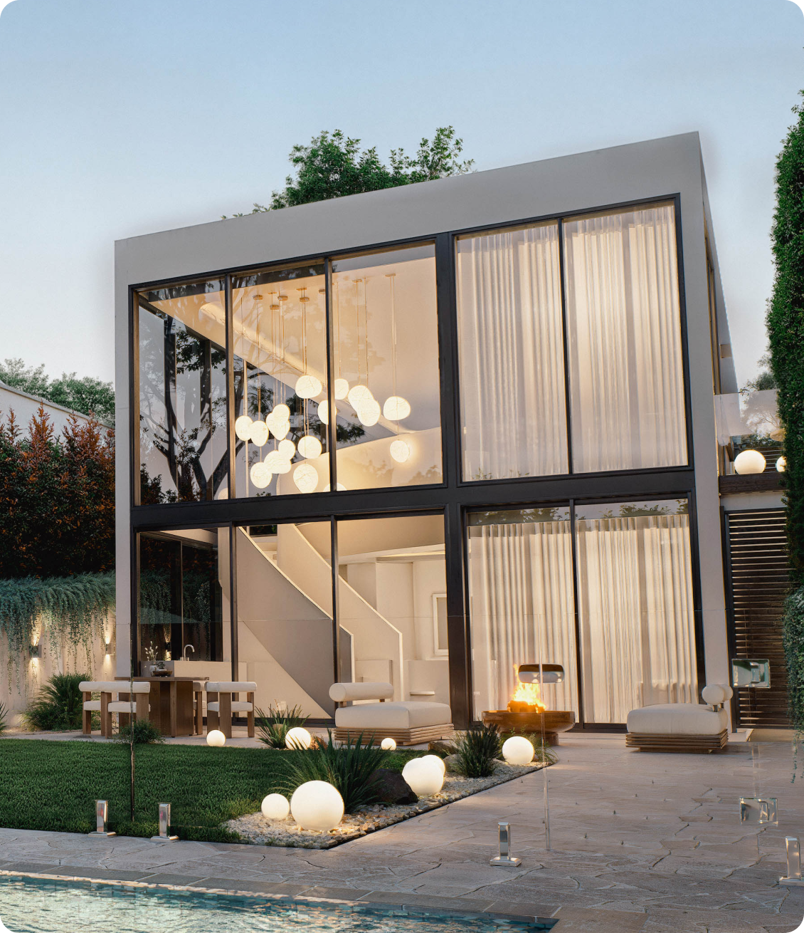 Architect designed custom home in Kew