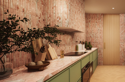 The Toscana Stone Wall Kitchen