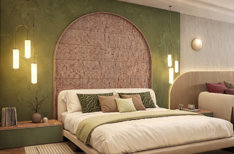 The Verona Master Suite Headwall