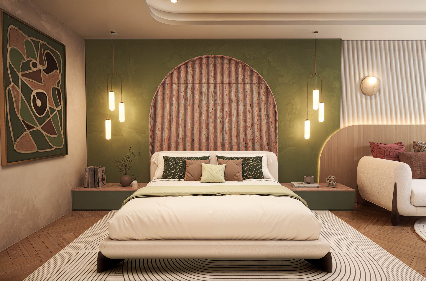 The Verona Master Suite Headwall