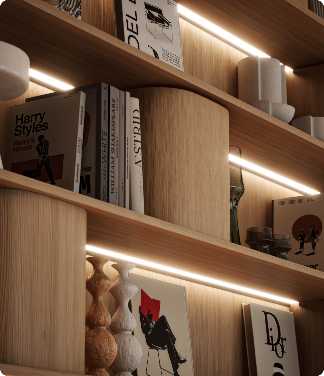 Luxury study room featuring timber wall panelling and integrated desk at 70 Cobden Melbourne by Albert Living.