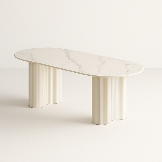 WRTC013 Marena Flute Dining Table