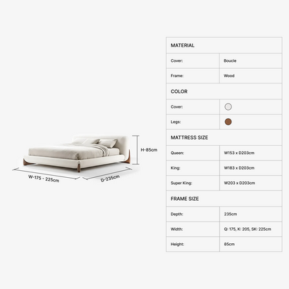 Frassino Bed