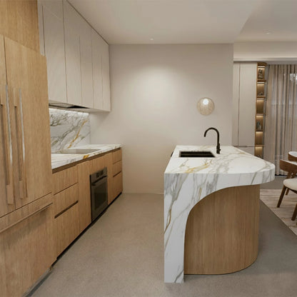 Calacatta Gold Marble Splashback