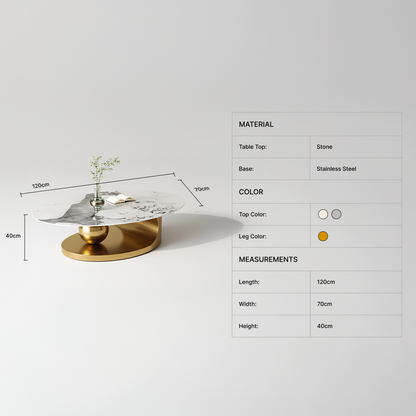 Lunaro Oval Coffee Table