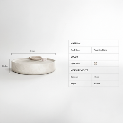 Claro Round Coffee Table