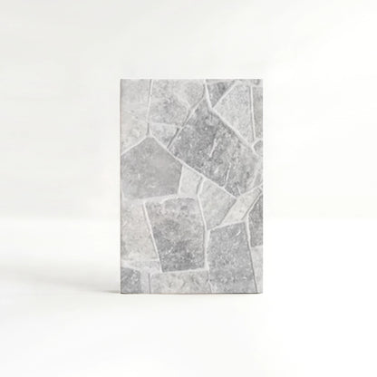 Silver Gray Travertine Crazy Cut Floor Tiles