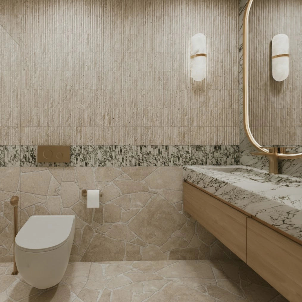 Limestone Crazy Cut  Floor Tiles