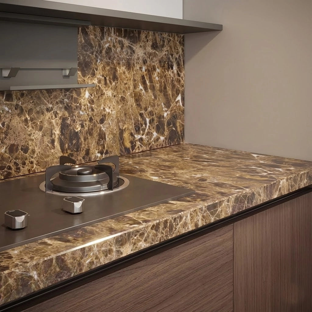 Dark Emperador Marble Benchtop