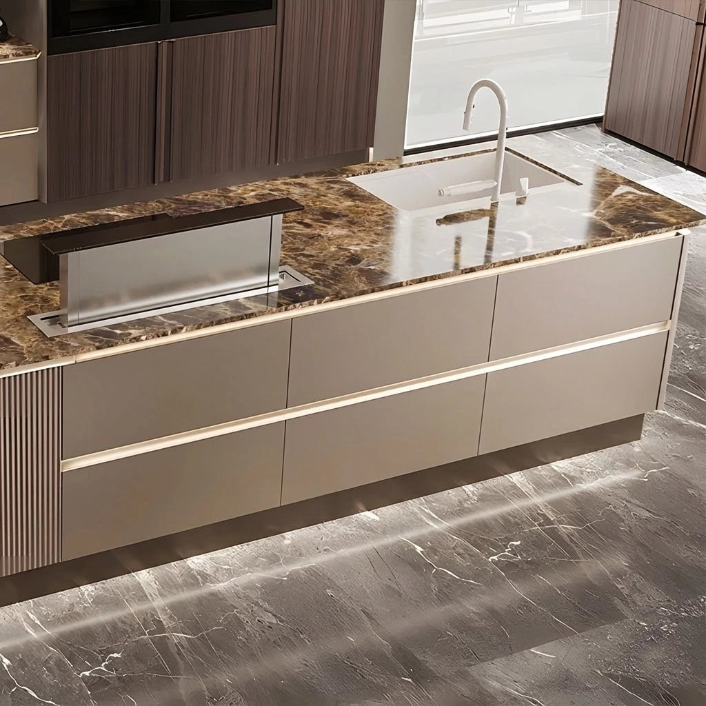 Dark Emperador Marble Benchtop