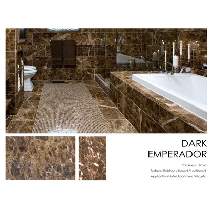 Dark Emperador Marble Benchtop