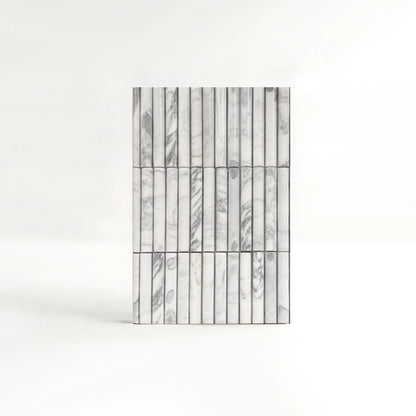Arabescato Cielo Marble Fluted Wall Tiles