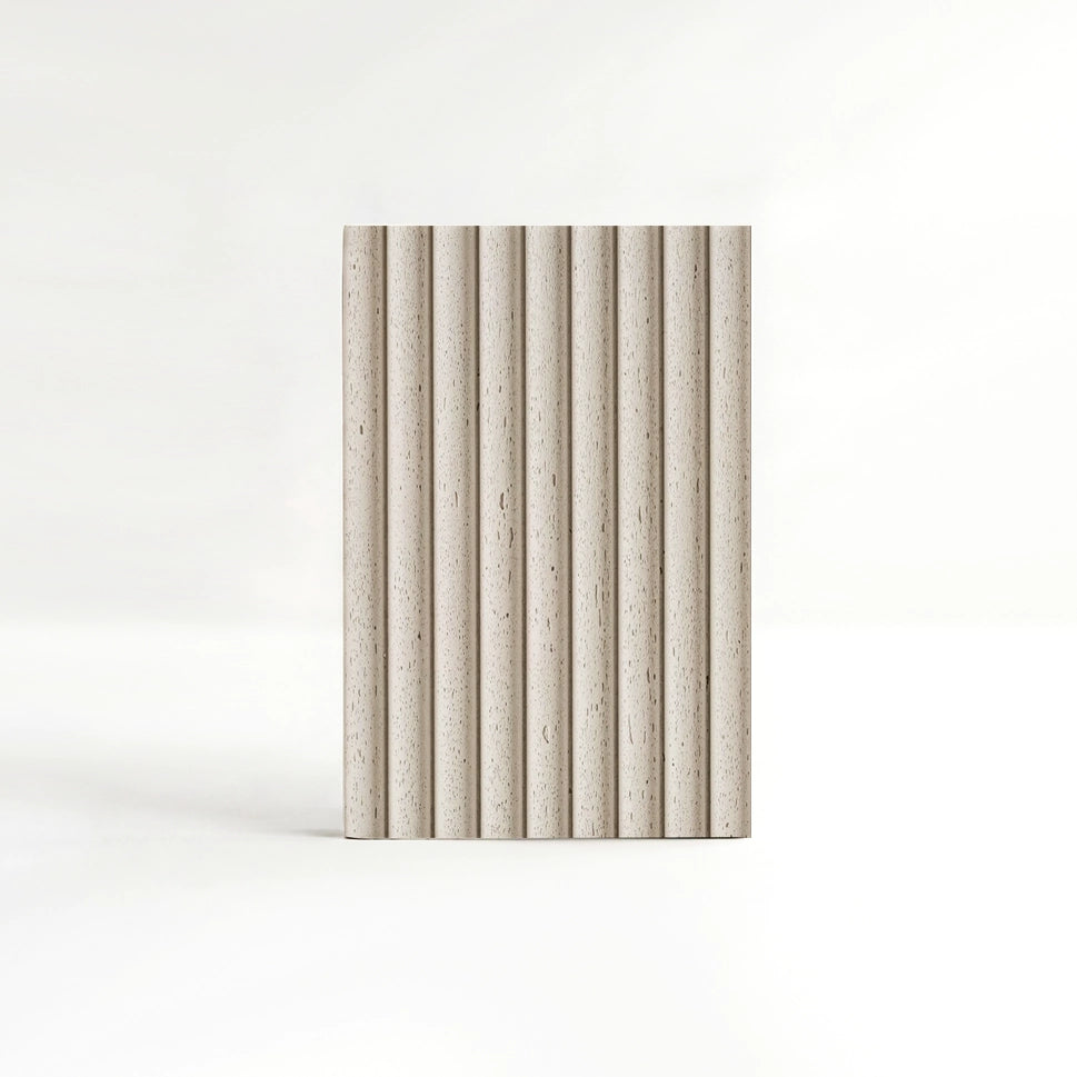 Ivory Travertine Fluted Mosaic Wall Tiles