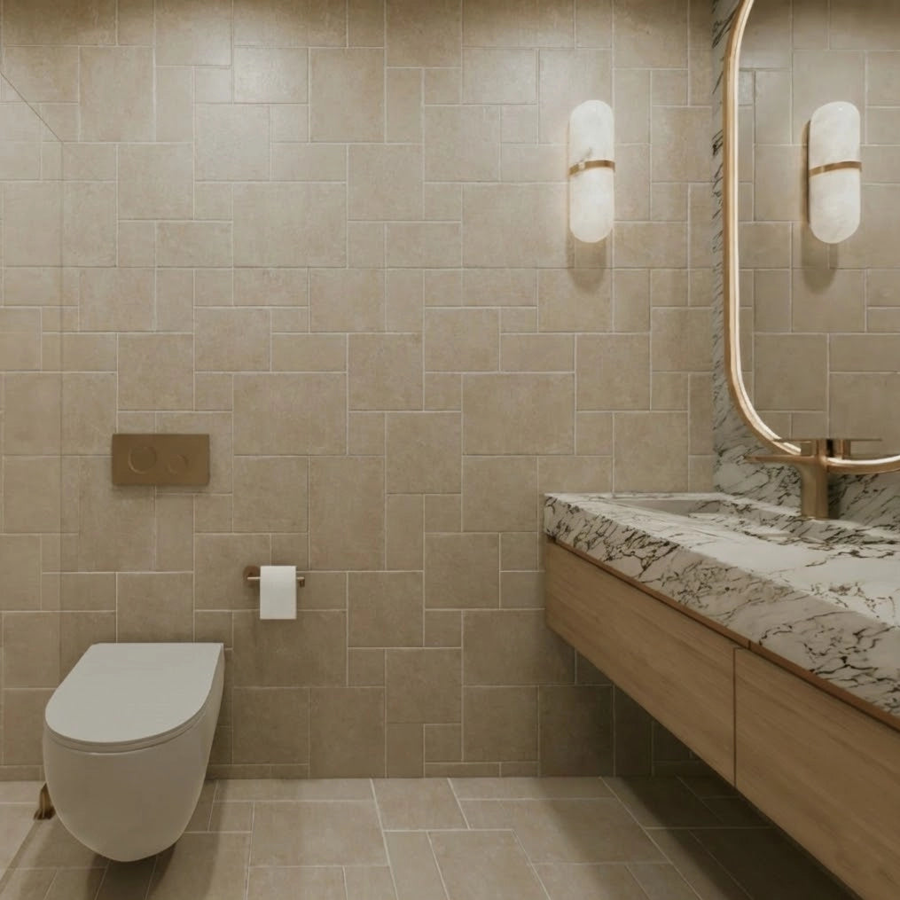 Limestone French Patterned Floor Tiles