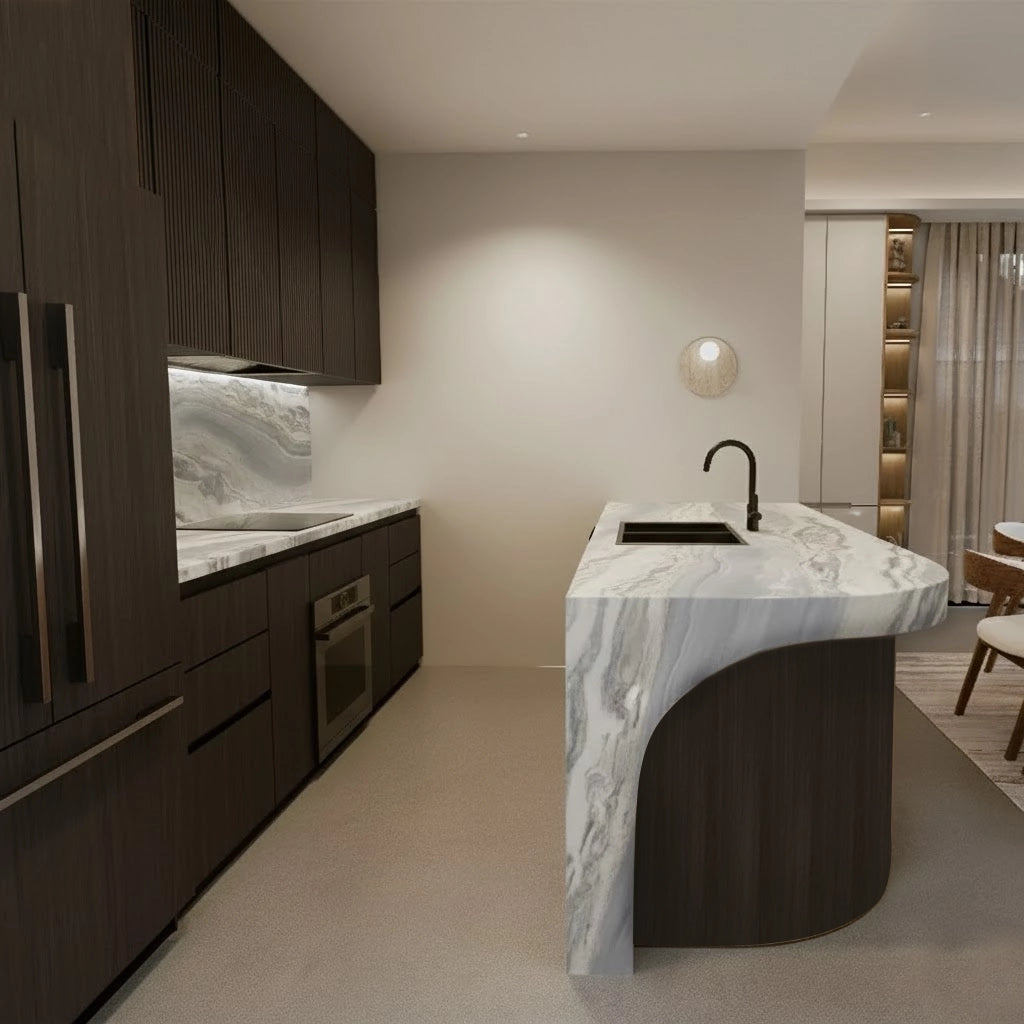 Iran Palissandro Blue Marble