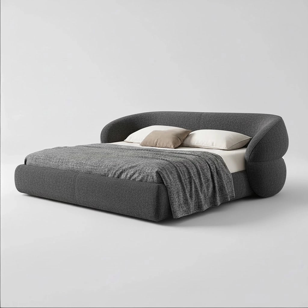 Arco Bed | Lamb Fleece
