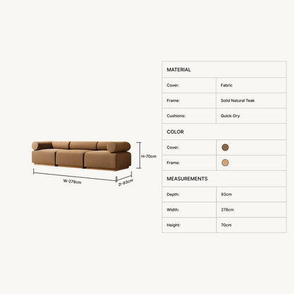 Liora 4-Seater Modular Sofa