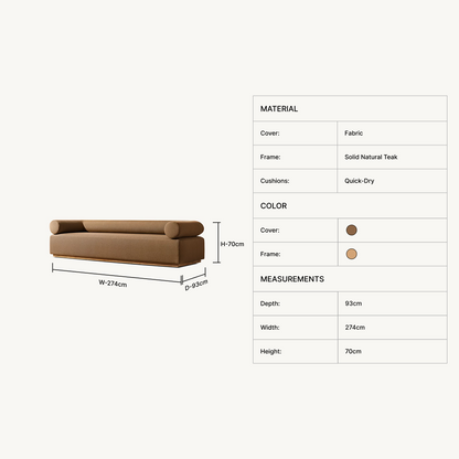 Liora 3-Seater Sofa