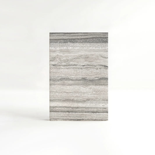 Silver Gray Travertine Slab Wall Tiles