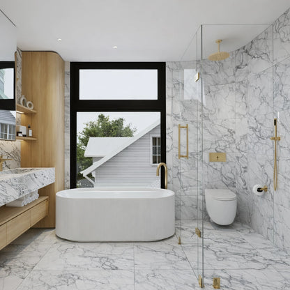 Arabescato Cielo Marble Slab Wall Tiles