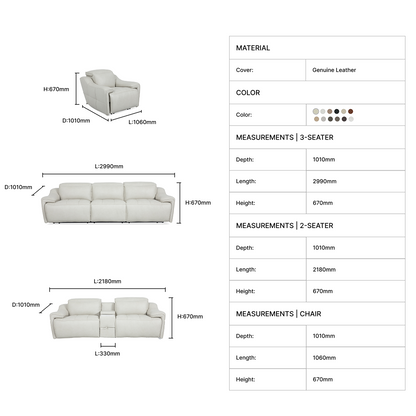 Valenno Recliner Sofa