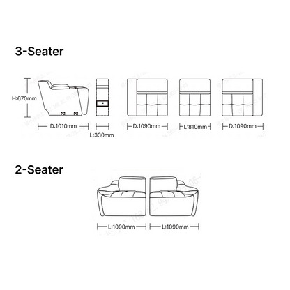 Valenno Recliner Sofa