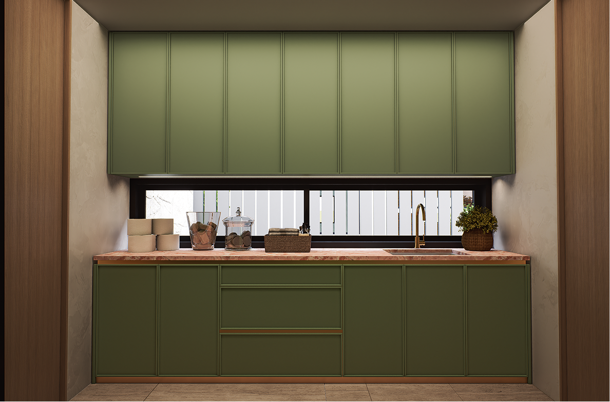 The Toscana Laundry Storage Wall
