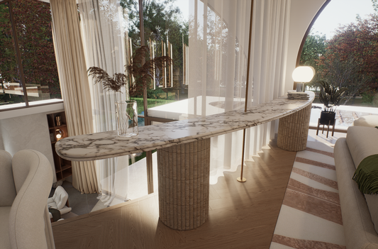 Cresta Ovale Bedroom Table