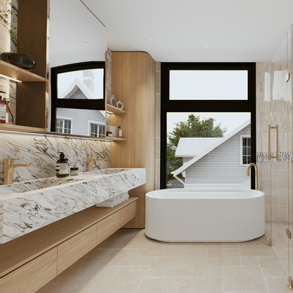 Arabescato Cielo Marble Vanitiy