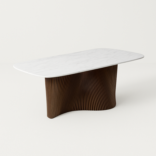 WT103 Virello Curve Dining Table